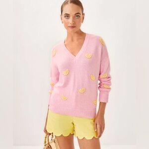 NWT Lilly Pulitzer Tensley Pullover Sweater 100% Cotton XL